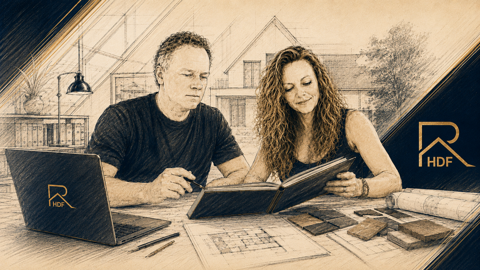 Illustration accompagnement projet rénovation habitat